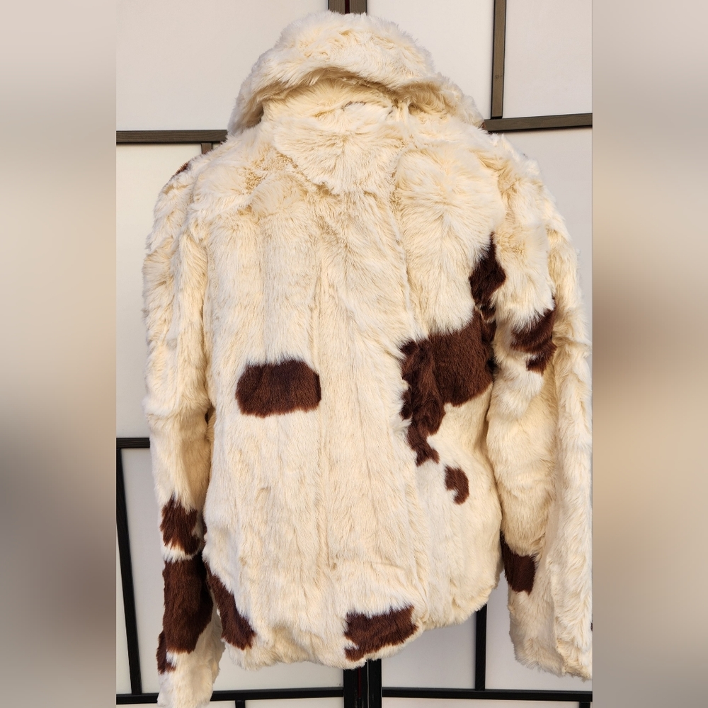 Forever 21 Cow print faux Coat